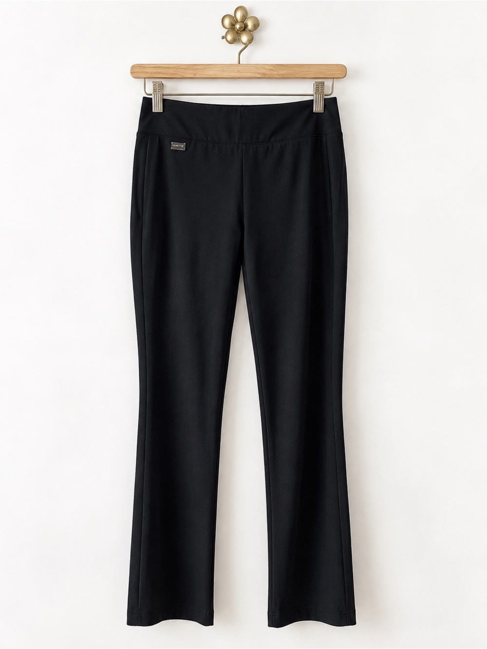 Lisette Black Stretch Casual Business Pants Trousers 2